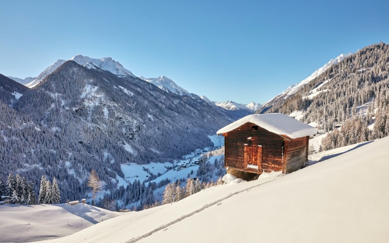 winter panorama landschap