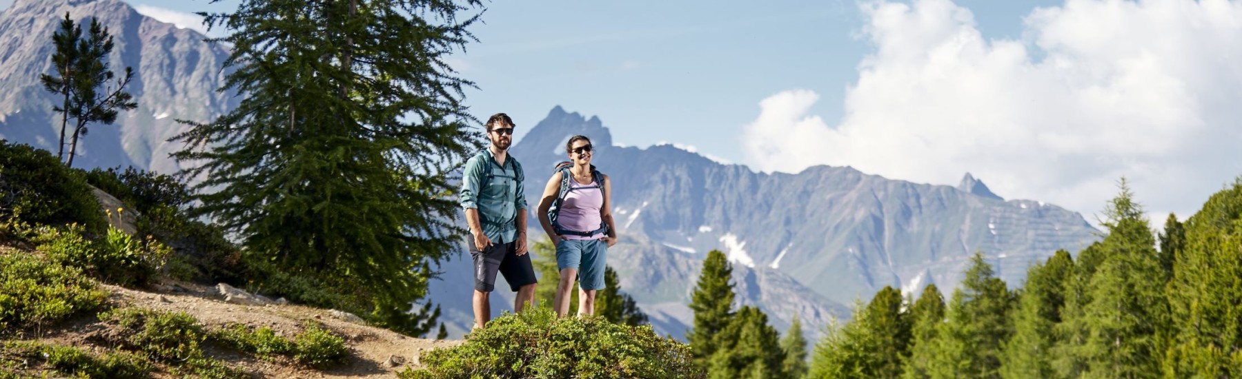 Wandelaars zomer ischgl